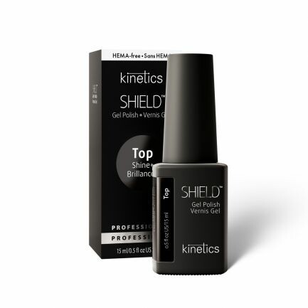 Kinetics SHIELD Shine+Top 15ml - HEMA frei mit Schwitzschicht