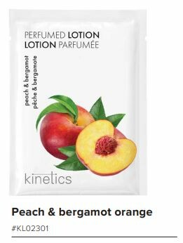 Tester Hand- und Bodylotion 3ml Peach&Bergamot Orange
